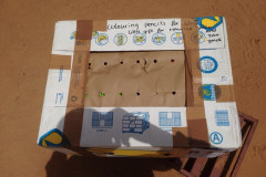 Bananendoos-sponsorkinderen