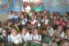 Een hele grote dankjewel van de kinderen in Lamin!