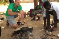 cashew noten branden op school