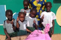 Vrijdag 20 december werd het rijst uitgedeeld op school