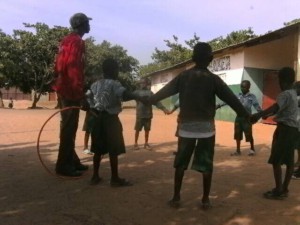 Schoolplein bij Rosy Noel Bakery School