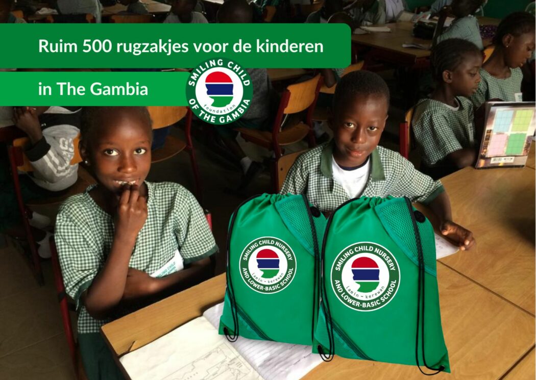 Rugzakjes voor kinderen in The Gambia_Smiling Child of The Gambia